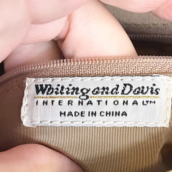 Vintage Whiting and Davis Cream Chain Beaded Bag - Picture 3 of 10